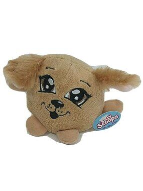 Ganz Silly Scoops Series One Plush Toy Tan Sugar Golden Retriever with Tags